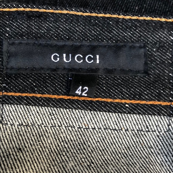 βοΈHPπ§ββοΈGucci Vintage Jeans Tom Ford EUC IT42/US6 - Picture 7 of 8